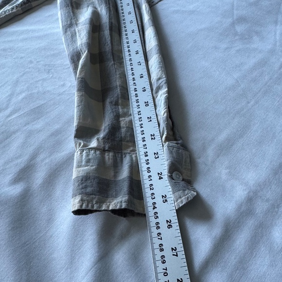 J. Crew Mercantile Flex Men's Button Up Long Sleeve Shirt Gray Check Plaid Large - Picture 11 of 14